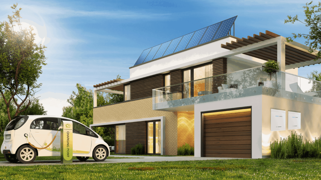 Solar panels and electric cars